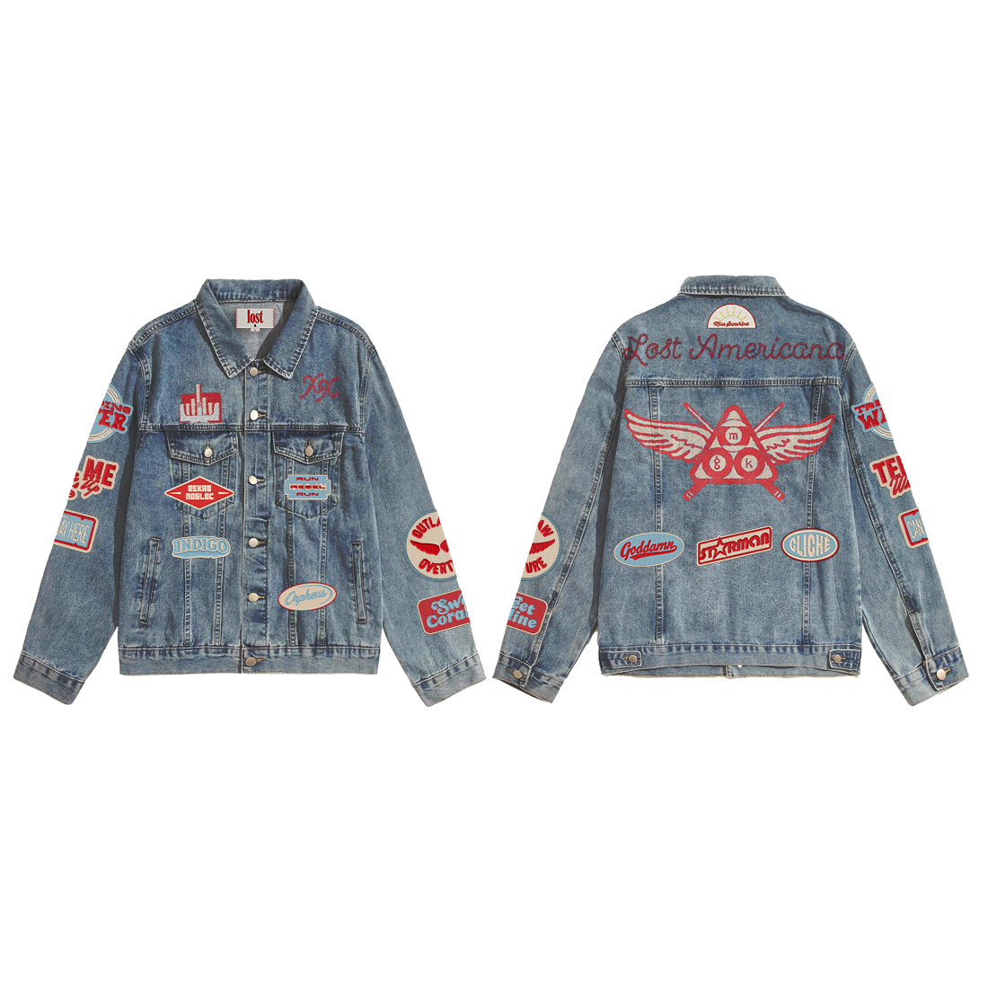 lost americana patch set