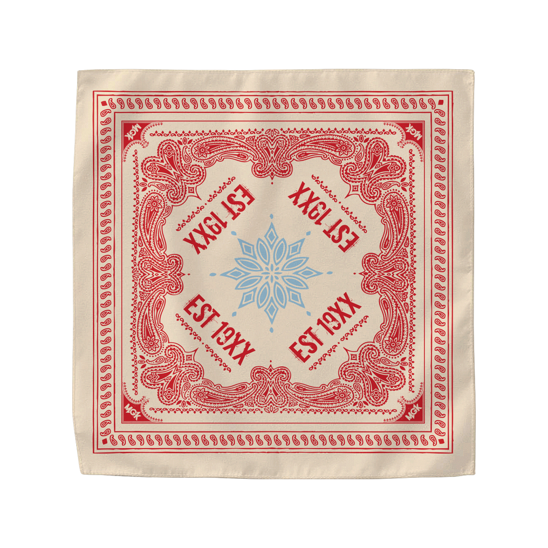 cream lost bandana