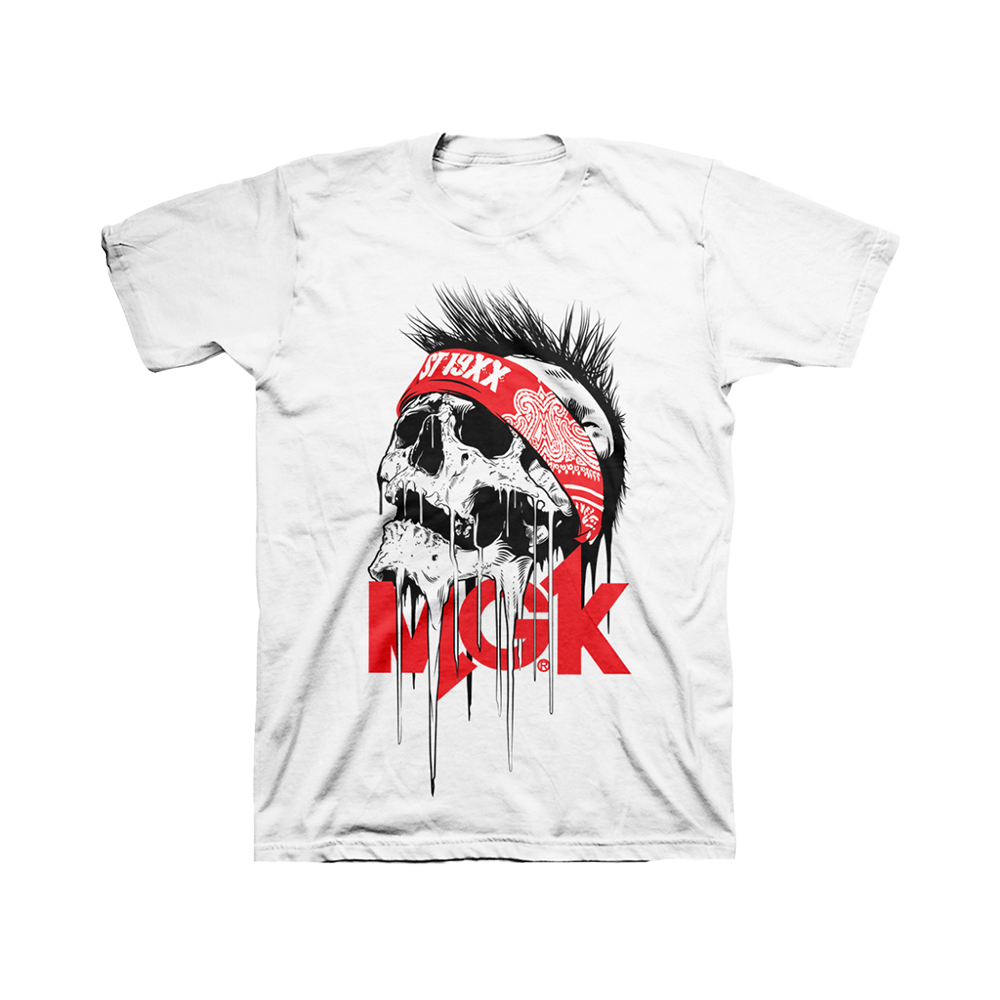 Skull Bandana Tee - Machine Gun Kelly Official Store Skull Bandana Tee - Machine Gun Kelly Official Store