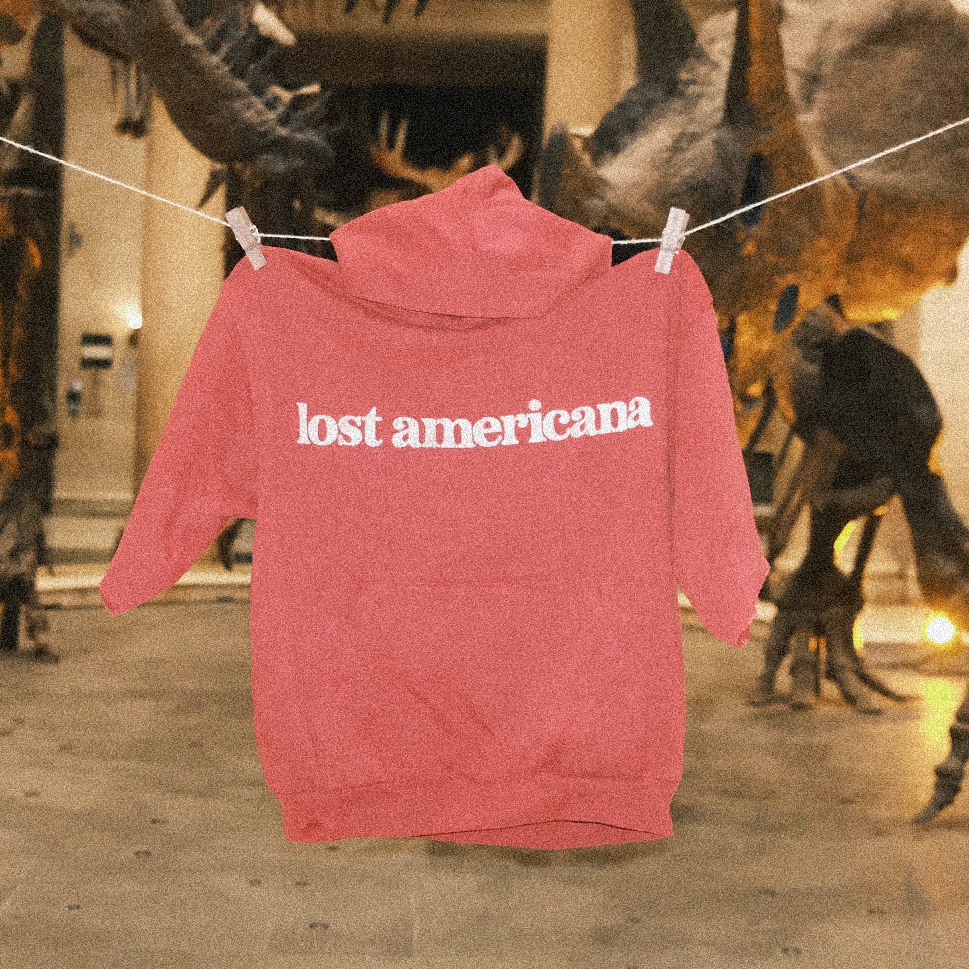 lost americana short sleeve hoodie