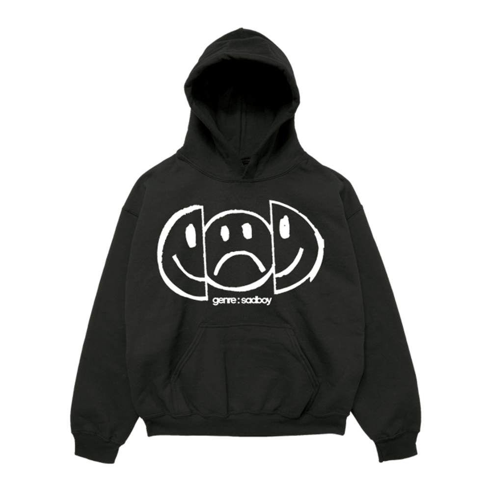 woke up sad hoodie front