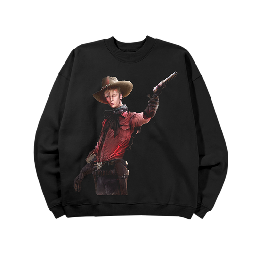 OUTLAW RODEOHOUSTON CREWNECK PULLOVER FRONT