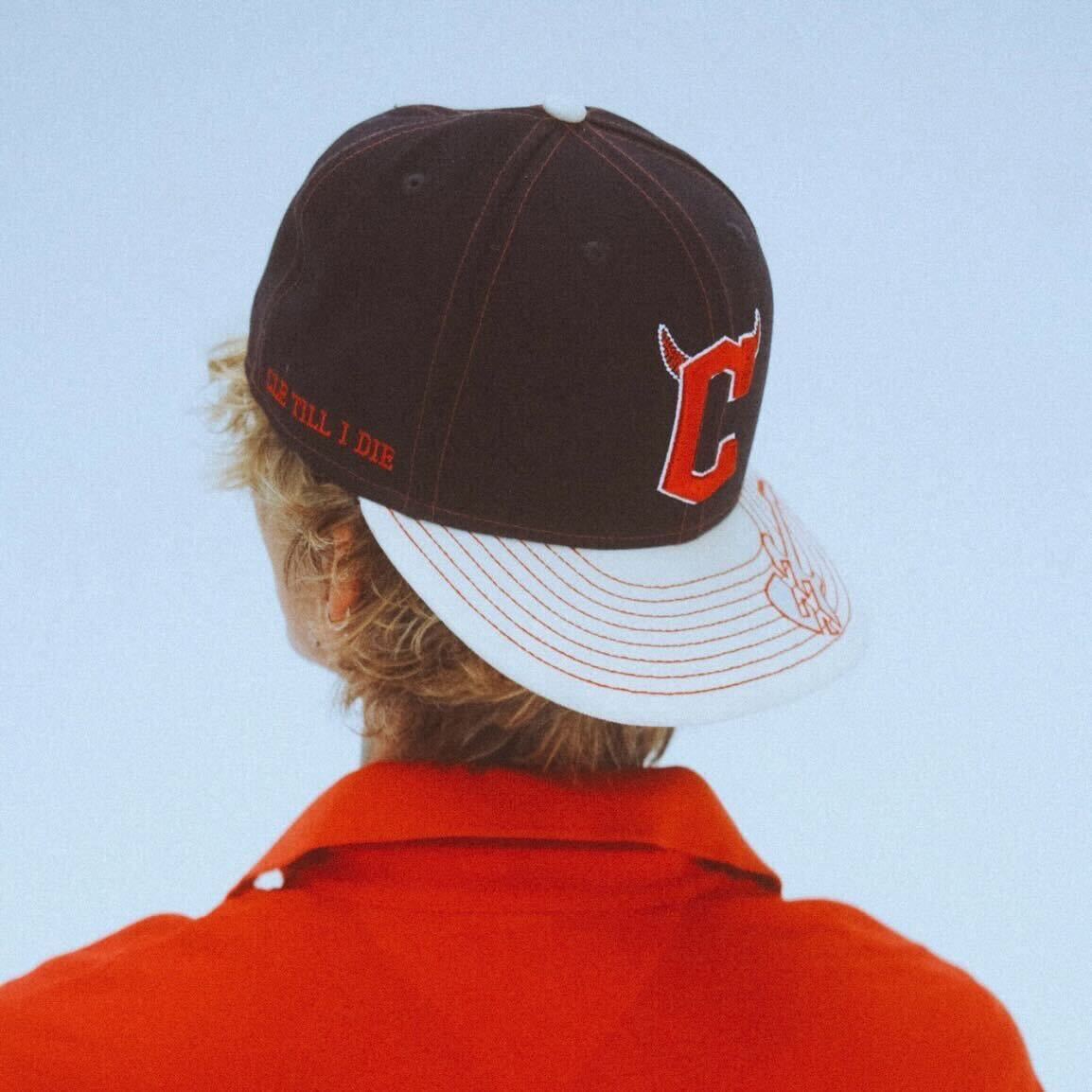 mgk x Cleveland Guardians Navy 59FIFTY Fitted Hat