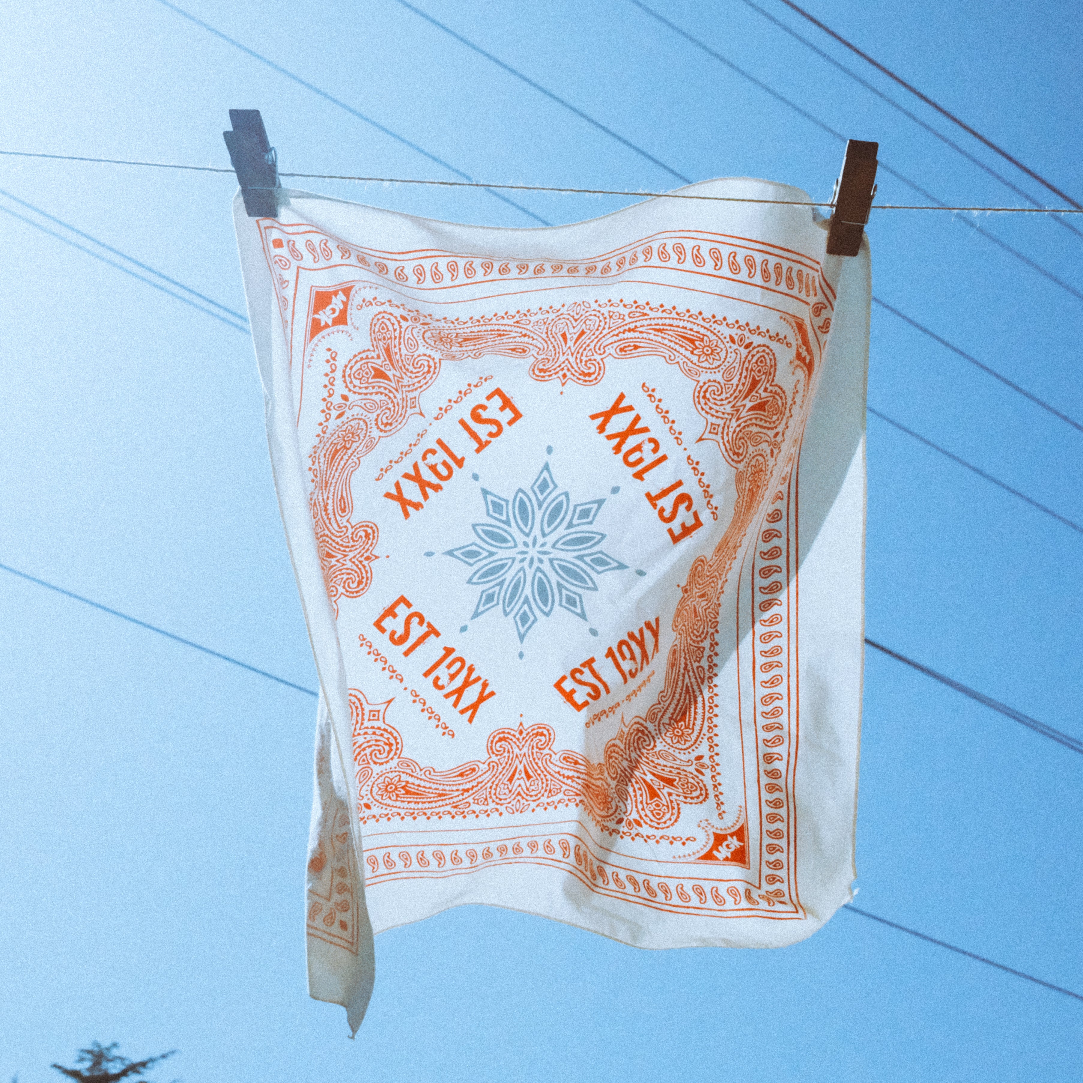 cream lost bandana