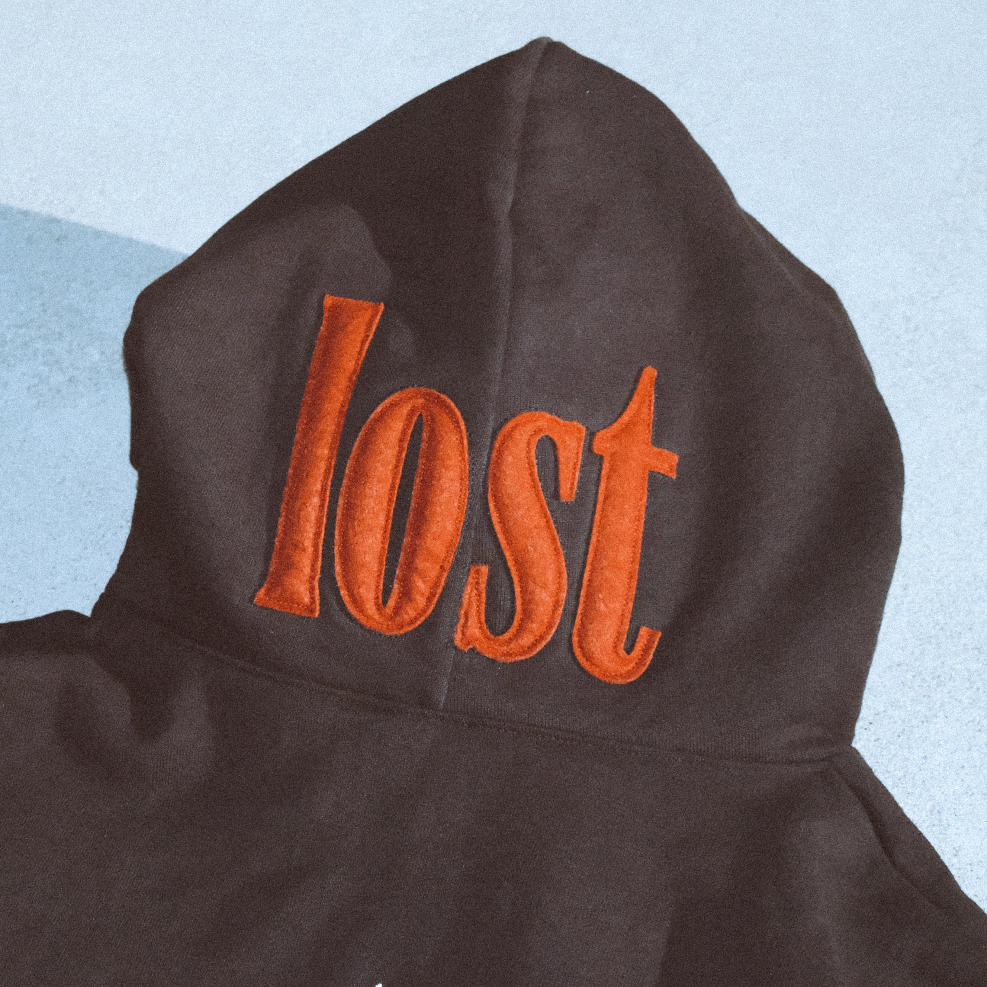 black lost hoodie