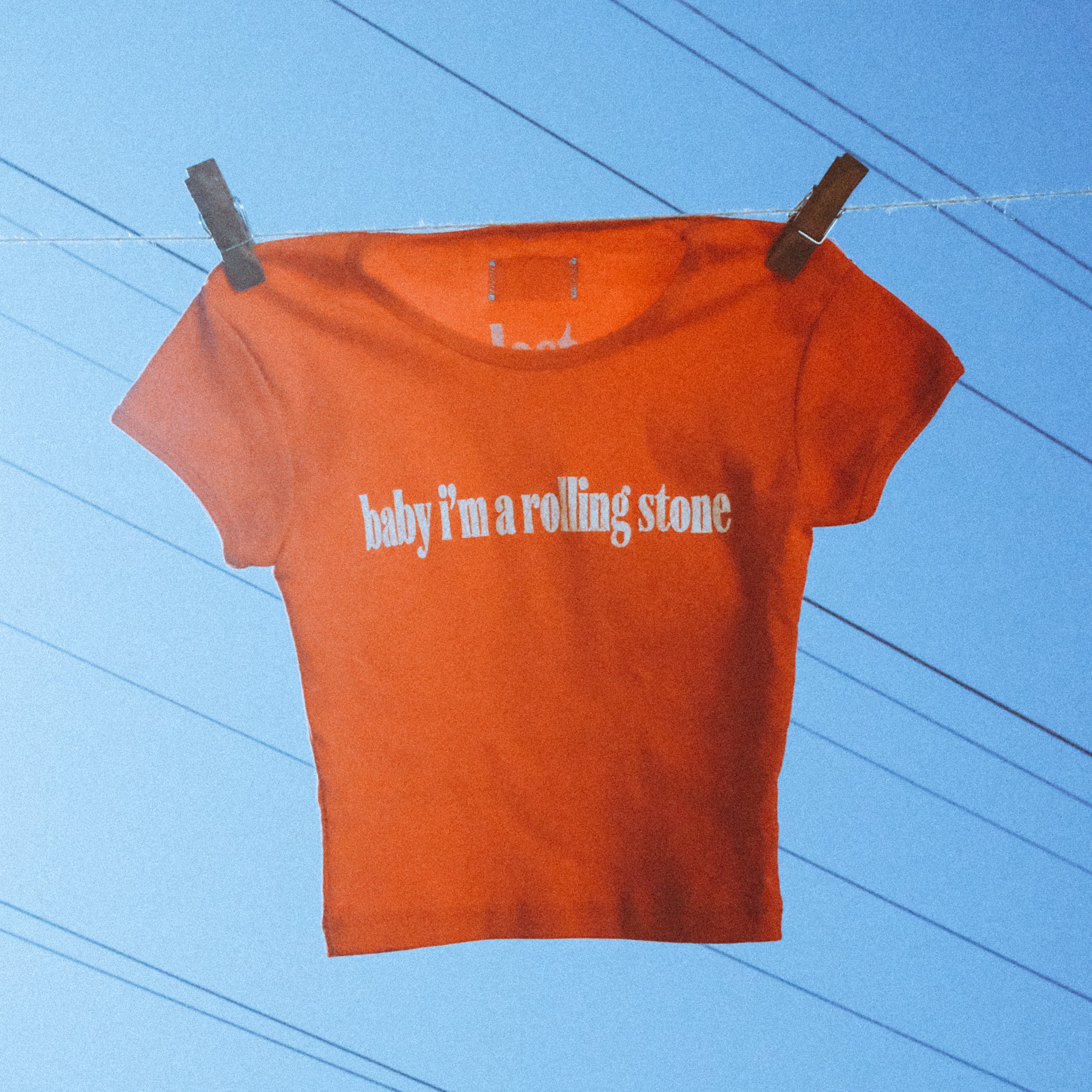 cliché red baby tee