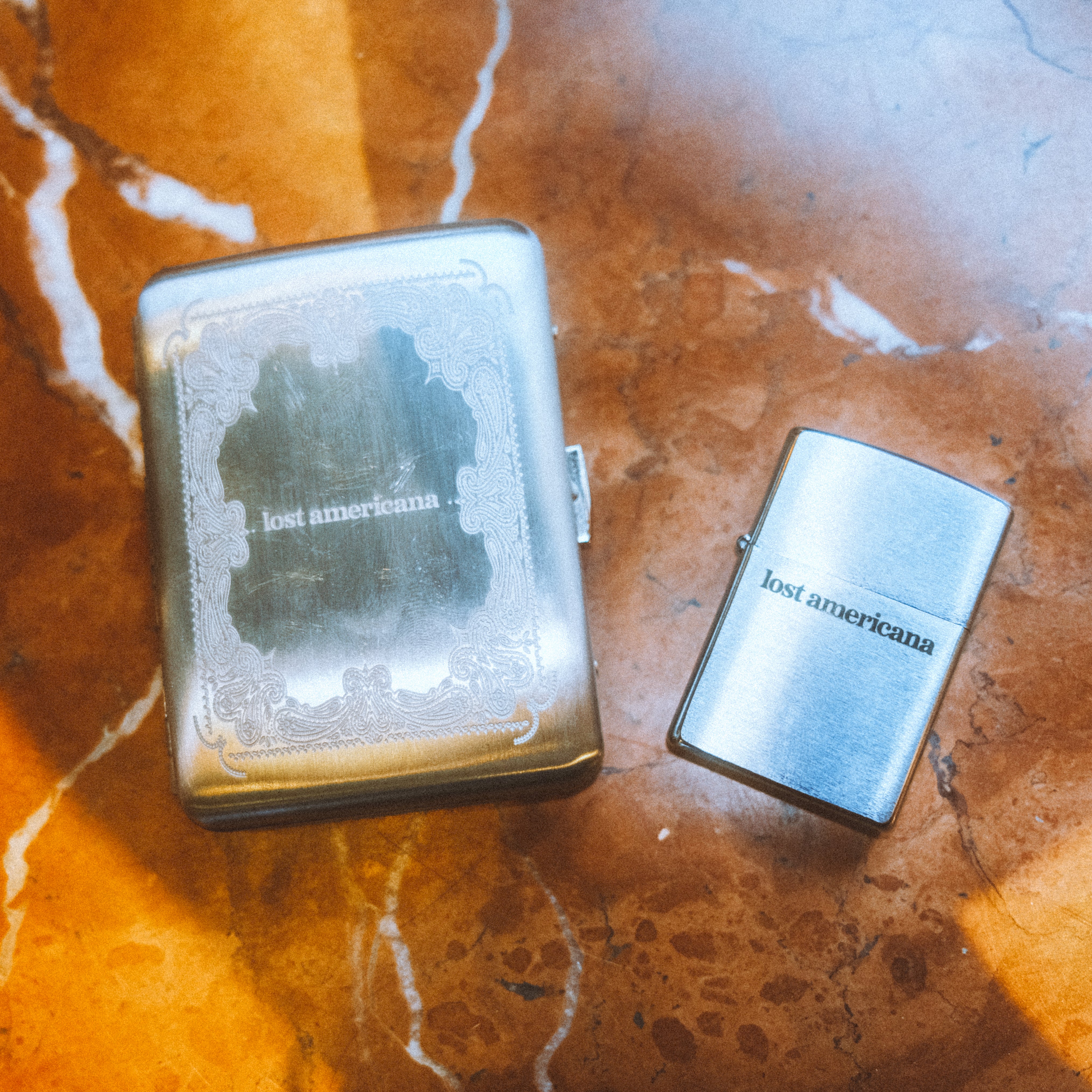 lost americana cigarette case