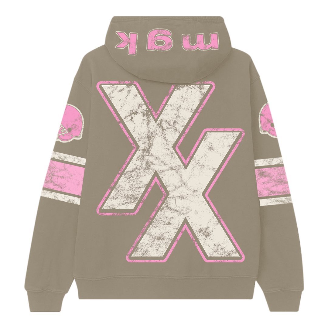 mgk x Cleveland Browns Tan Hoodie Back