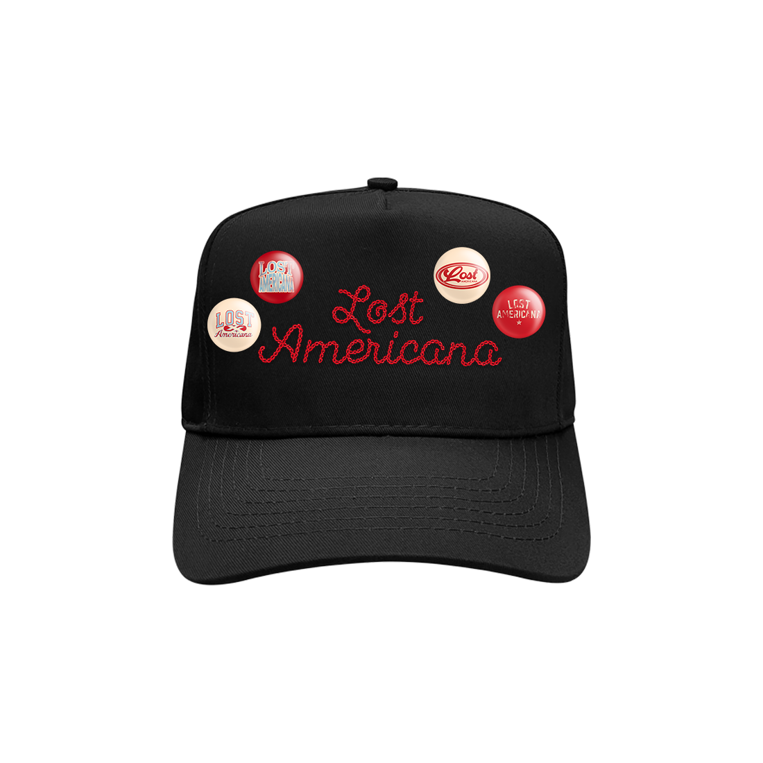 pinned twill trucker