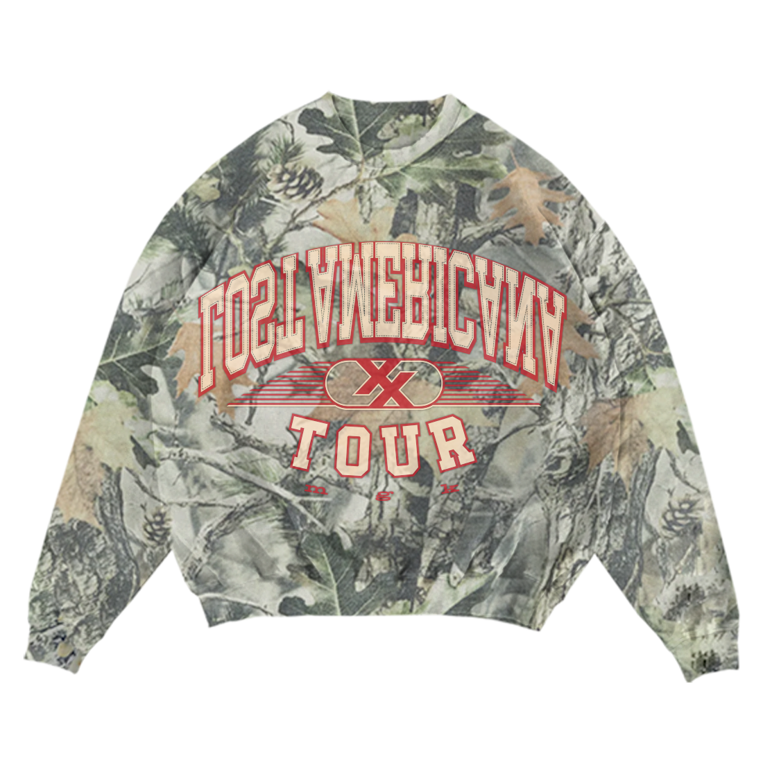 collegiate tour crewneck