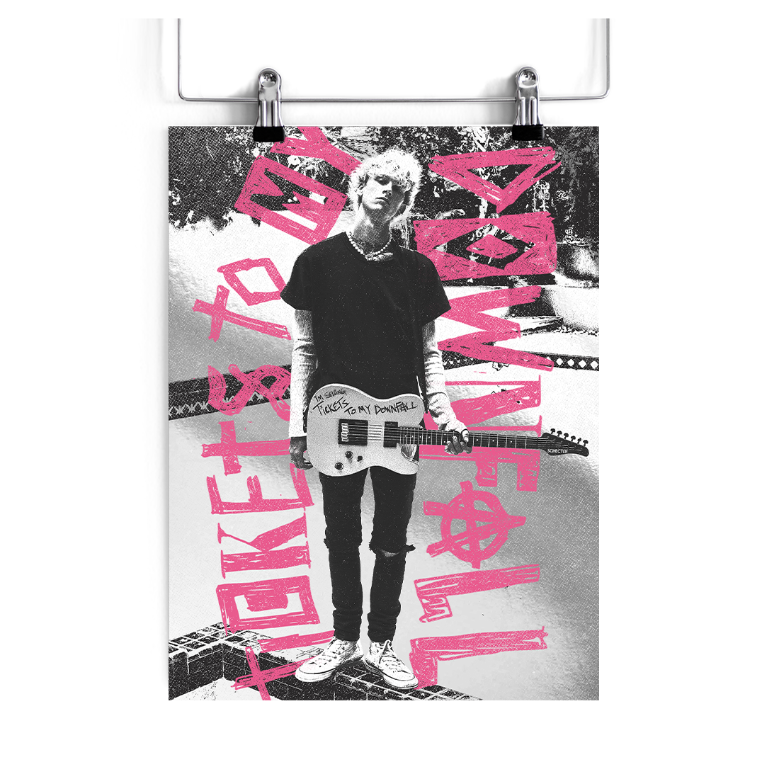 tickets reflective poster