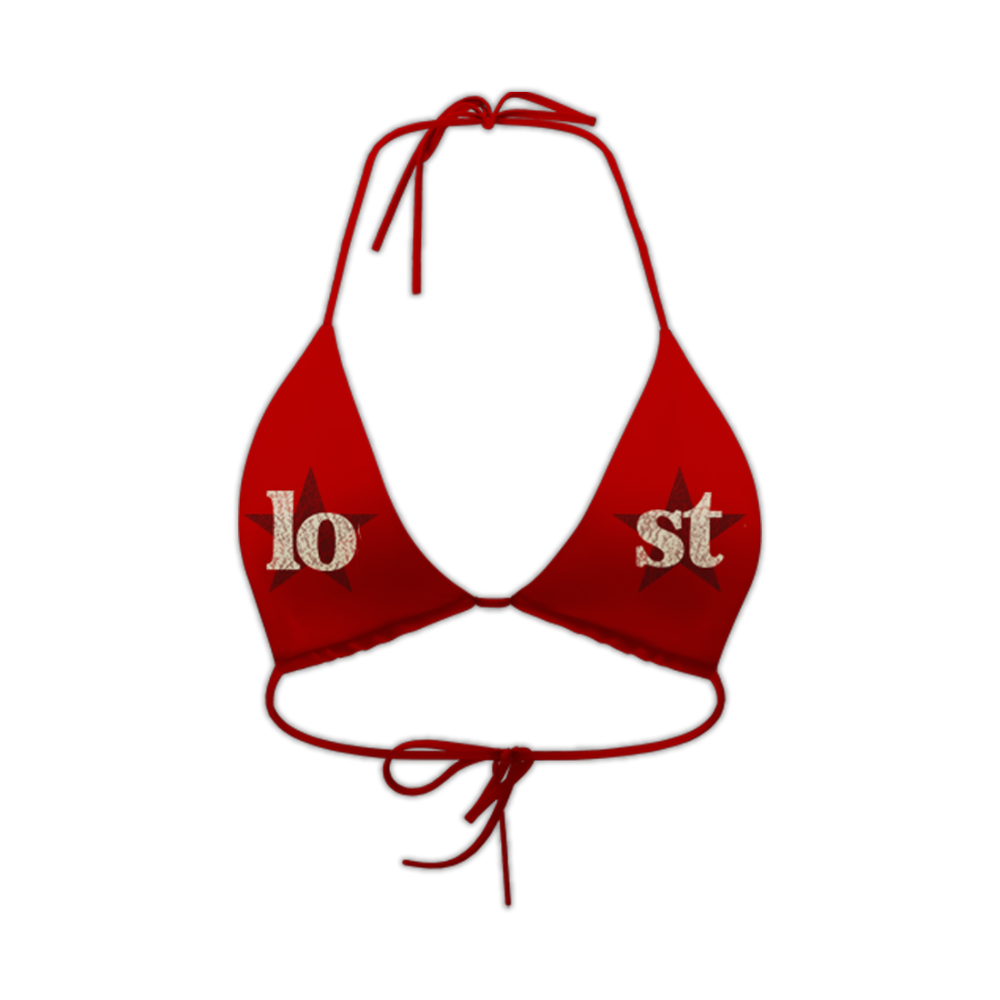 lost americana bikini top