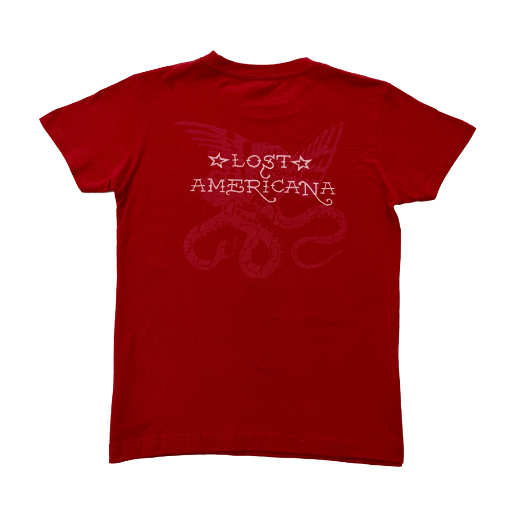 cherries rhinestone cap sleeve tee back