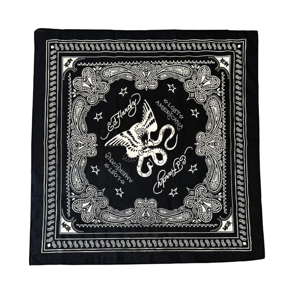 black eagle snake cotton bandana