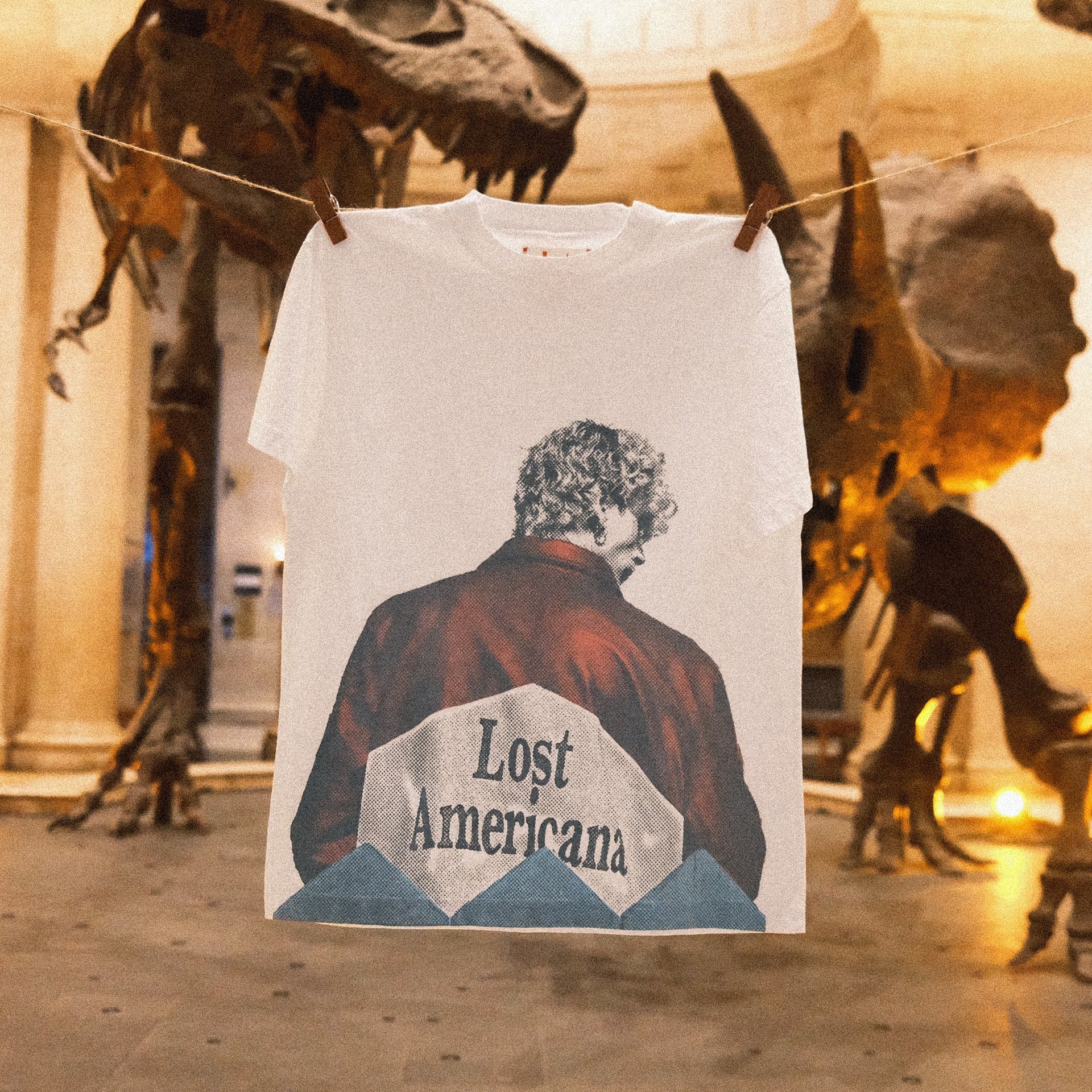 lost americana photo tee