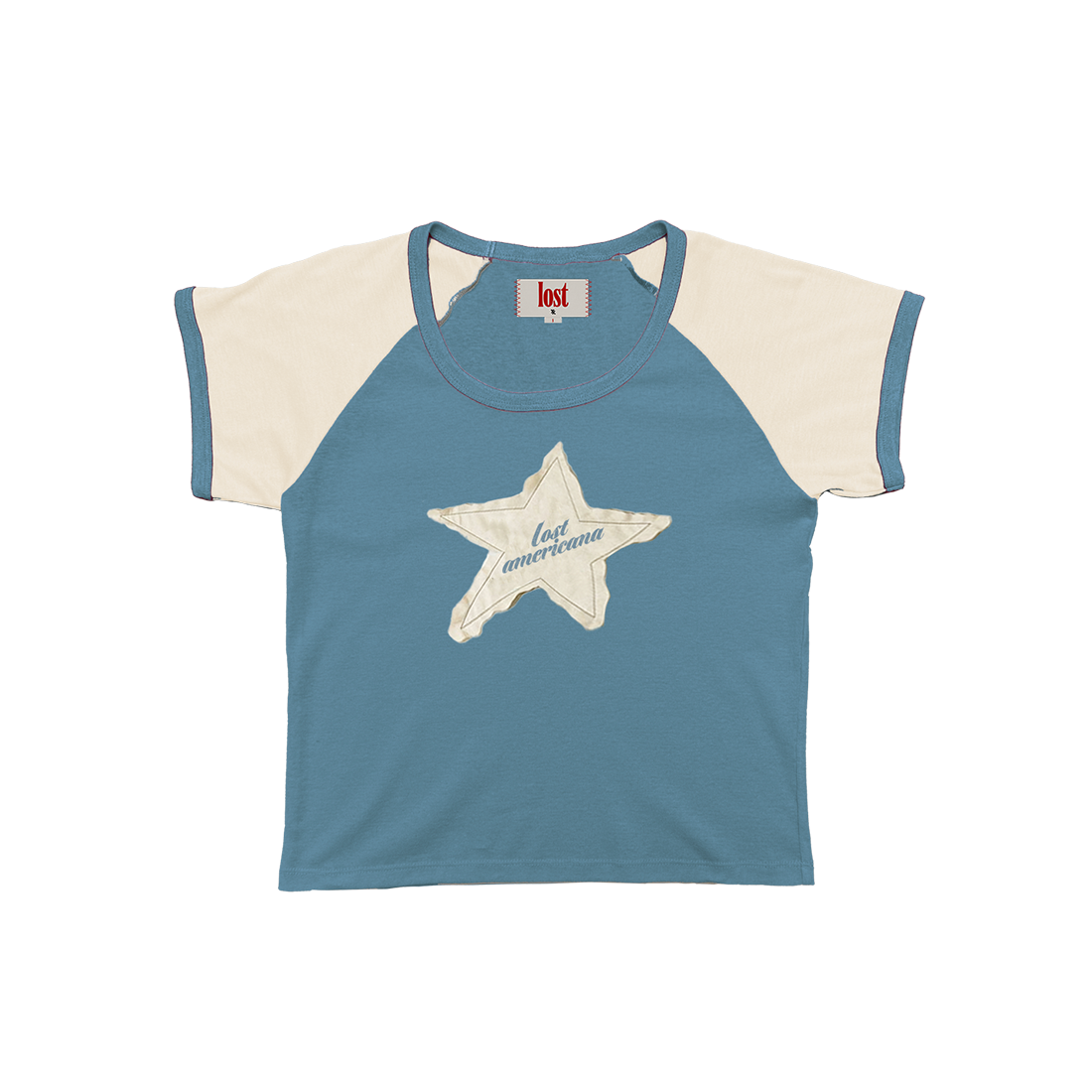 lost americana star baby tee 2