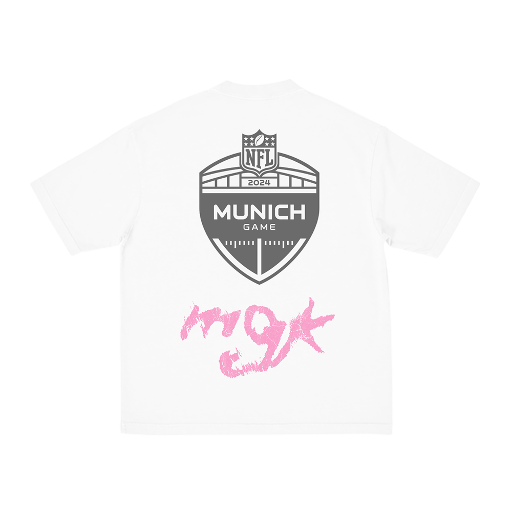 mgk x NFL Munich Guitar Tee Back