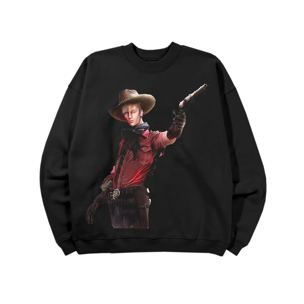 OUTLAW RODEOHOUSTON CREWNECK PULLOVER Machine Gun Kelly Official Store